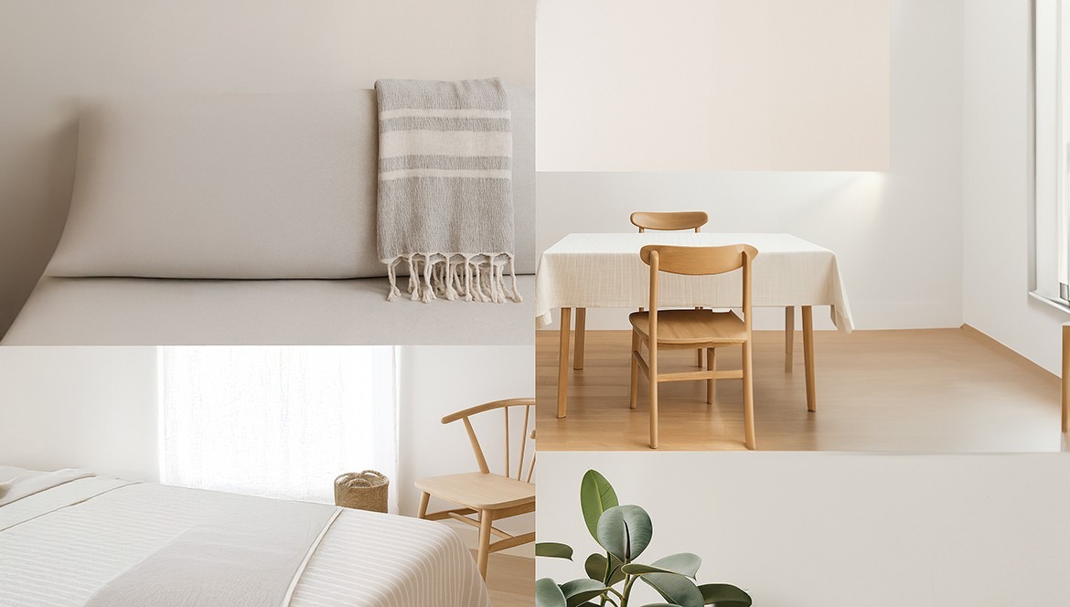 Créer un intérieur minimaliste avec des textiles durables